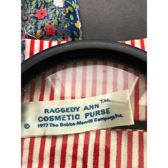 Handmade Raggedy Ann and Andy plus a Small Raggedy Ann Cosmetics Purse 1970's - Picture 8 of 14